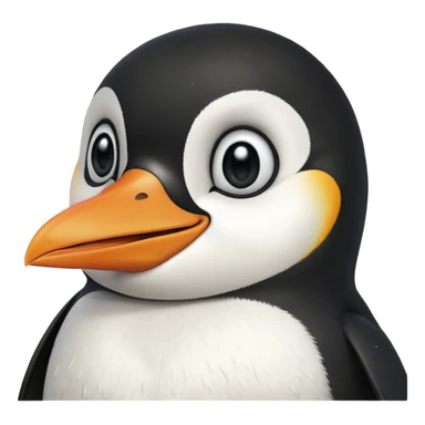 laughing penguin with tears sticker