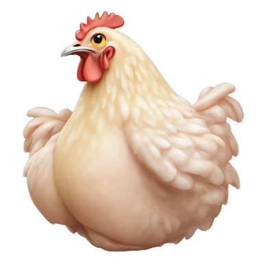 raw uncooked chicken sticker