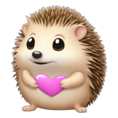 Hedgehog saying trans rights sticker