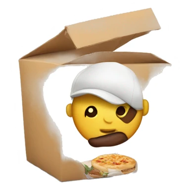 delivery food sticker
