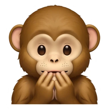 speak no evil monkey sticker