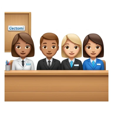 hotel receptionists sticker