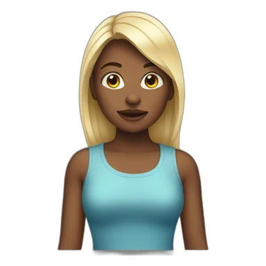 Girl without habits sticker