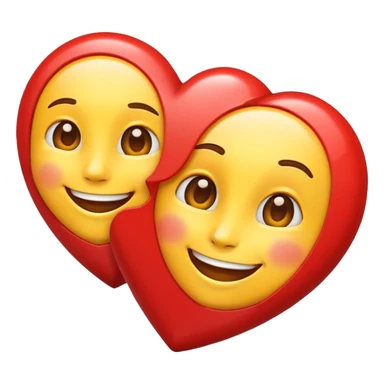 Emoji in love  sticker