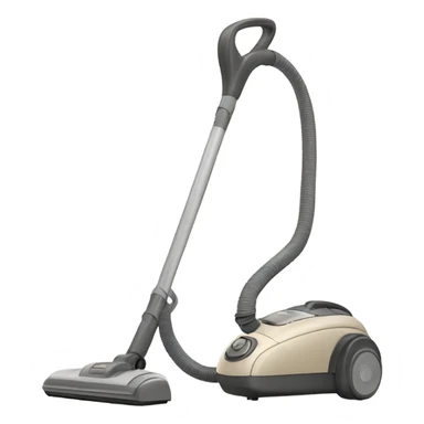 Stick vacuum cleaner beige grey sticker