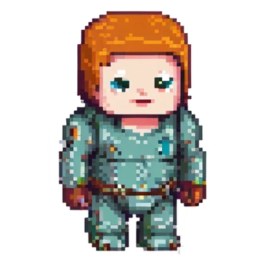 Minecraft-style character with exaggerated curves inspired by the 'gyatt' meme, blocky pixel art, playful and humorous, no text sticker