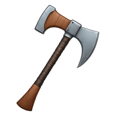 barbarian axe sticker
