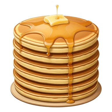 Big stack of pancakes sticker