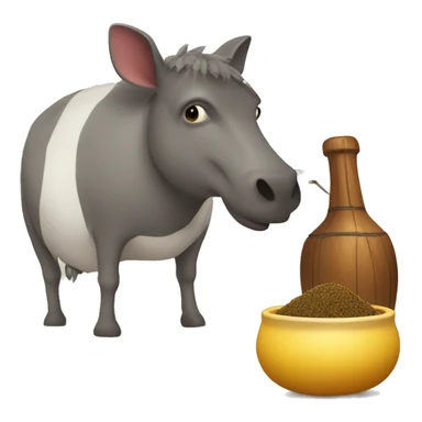 carpincho tomando mate sticker