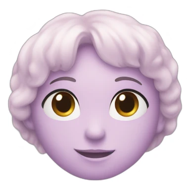 cœur mauve pastel  sticker