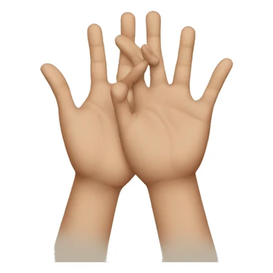 Two hands making a circle together  sticker