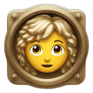 a button for radiant visual artworks of the Biblical time sticker