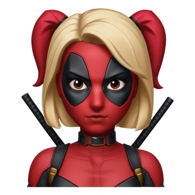 female deadpool from Deadpool & Wolverine movie sticker
