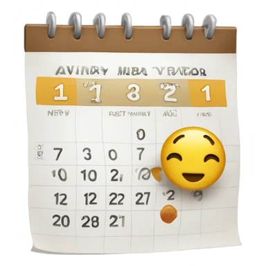 february 14 calendar  sticker