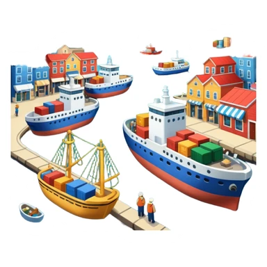 seaport png sticker