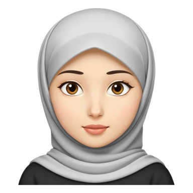 hijab girl with neck open sticker