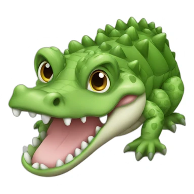 baby crocodile sticker