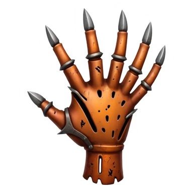 Freddy Krueger claw sticker