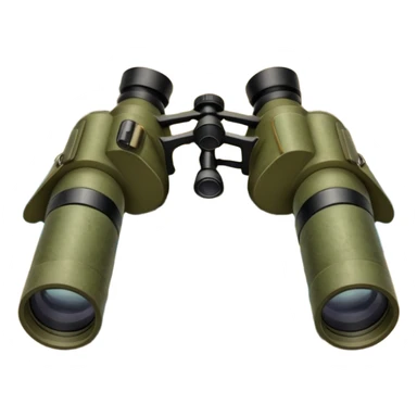 military map with binoculars sticker