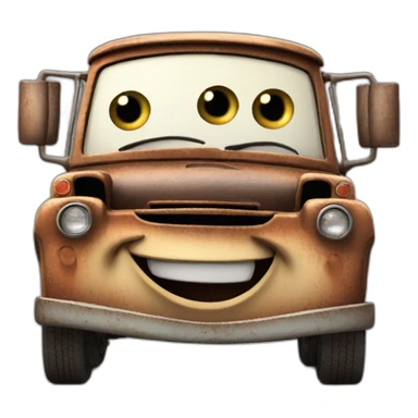 mater from cars ambassador  sticker