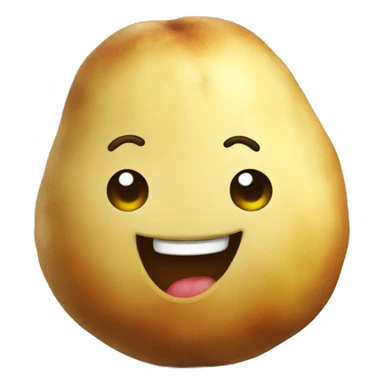 happy potato sticker