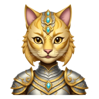 Female khajiit leader of the umbral rose  sticker