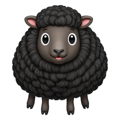 black sheep dancing sticker