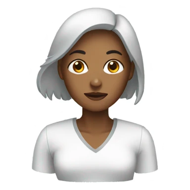 woman with iron anemia sticker