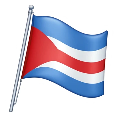 Emoji de drapeau avec les couleurs suivante : sticker