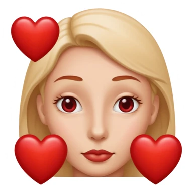 Nostril hearts sticker