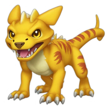 Digimon Agumon sticker