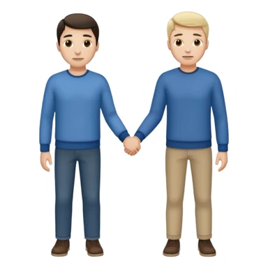 man helping another to get up sticker