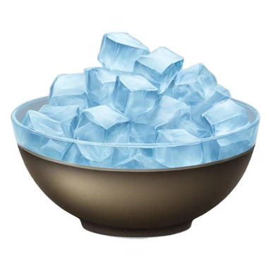 Bowl of ice sticker