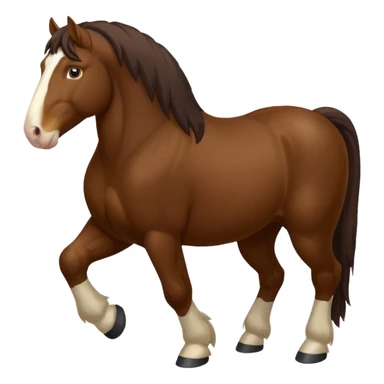 Shire horse sticker
