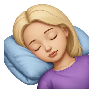 Menina dormindo sticker