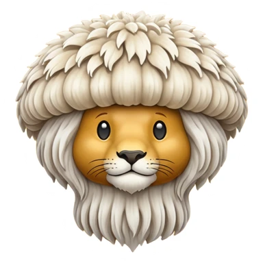 lion's mane mushroom sticker