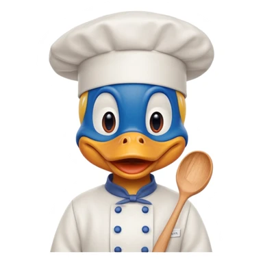 donald duck in chef hat







 sticker
