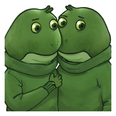 couple hug with warm smiles sticker
