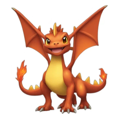 Dracofeu pokemon sticker