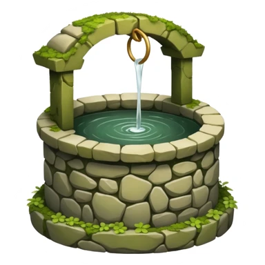 wishing well sticker