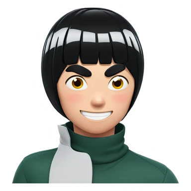 grinning boys in konohagakure sticker