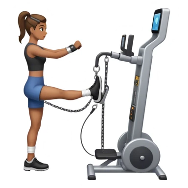standing cable-machine-leg-raise with ankle-cuffs sticker