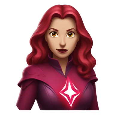 scarlet witch symbol sticker