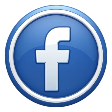 Fb blue badge icon sticker