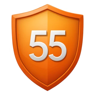 HTML5 logo with orange shield shape and white number 5 sticker