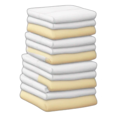 Stack of diapers sticker