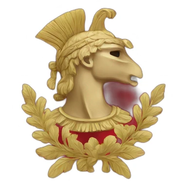roman empire flag sticker