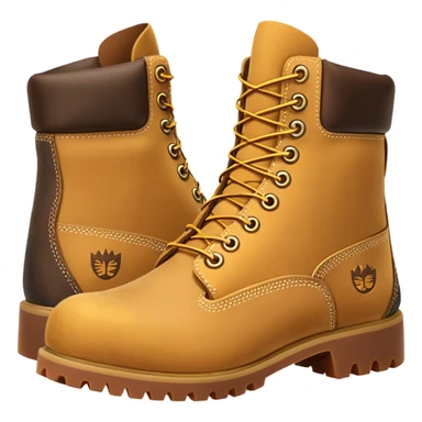 Сделай пару ботинок Timberland в классической расцветке sticker