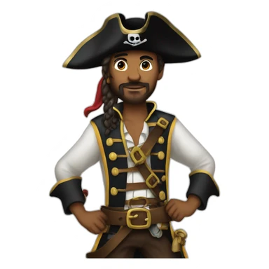Pirate-caraibes sticker
