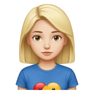 graphic design girl sticker